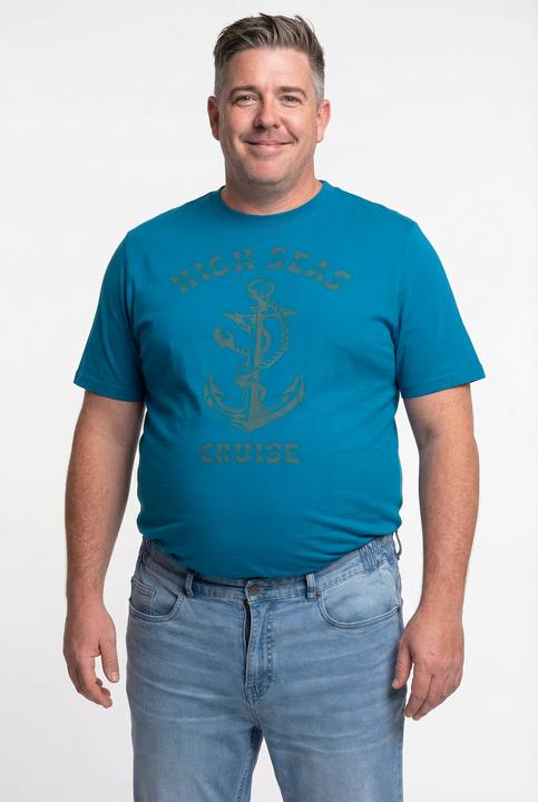 Produktbild Men+ T-Shirts, Doppelpack, Brustprint, Halbarm (L)