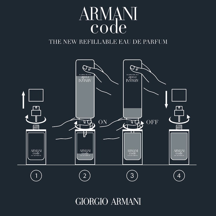 Produktbild Giorgio Armani Code Nachfüllflakon (Eau de Parfum, 150 ml)