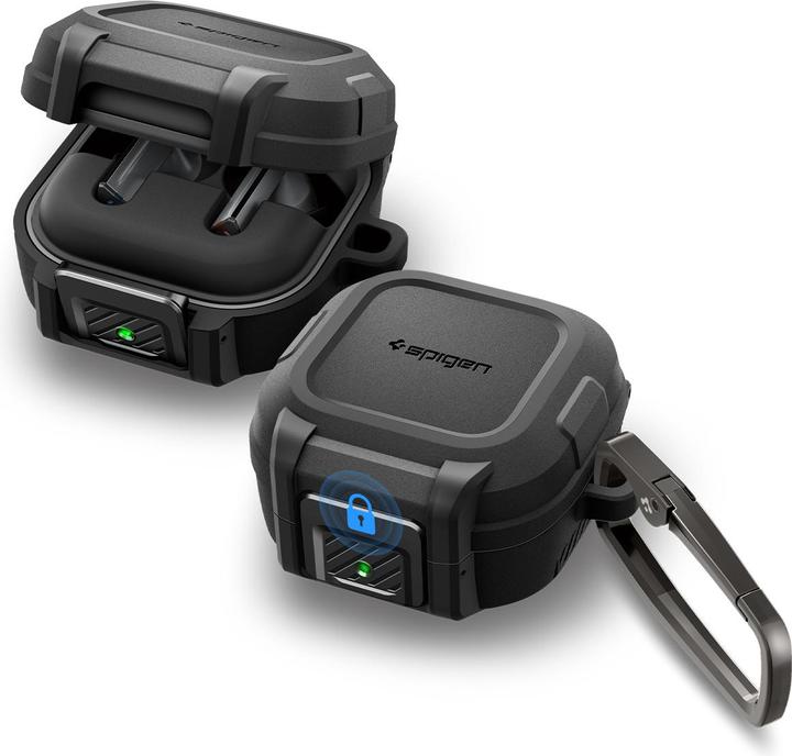 Spigen - Lock Fit (ACS11202) - Samsung Galaxy Buds 4 / Buds 4 Pro - Matte Black