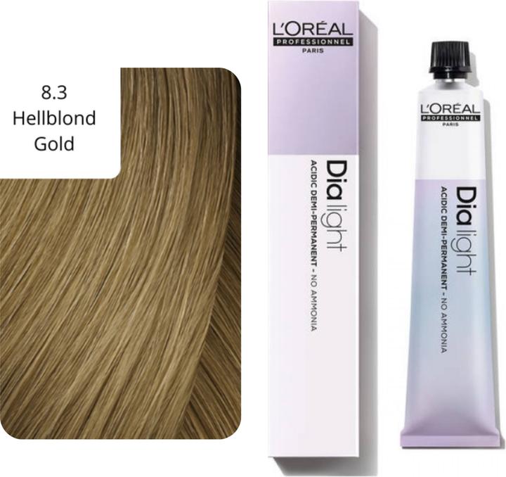 Actual product image L'Oréal Professionnel Dialight Hair Tint (8.3 Light Blonde Gold)