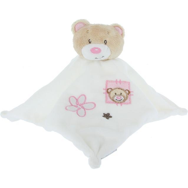 Besttoy, Schmusetuch, Schmusetuch Bär - rosa