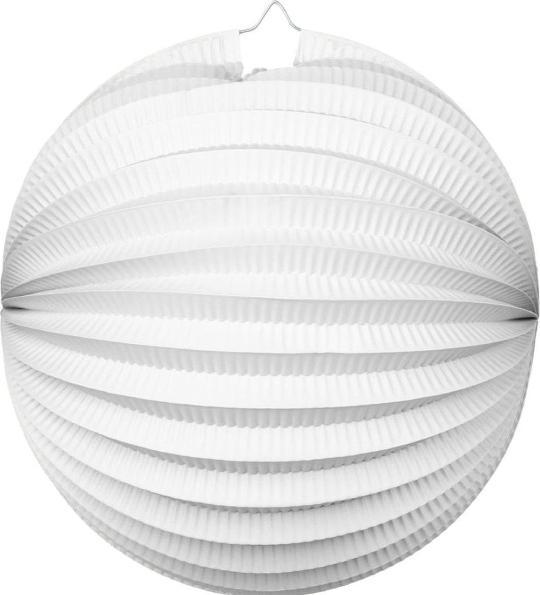 Produktbild Globos Europe Papierlaterne rund weiss, 25cm