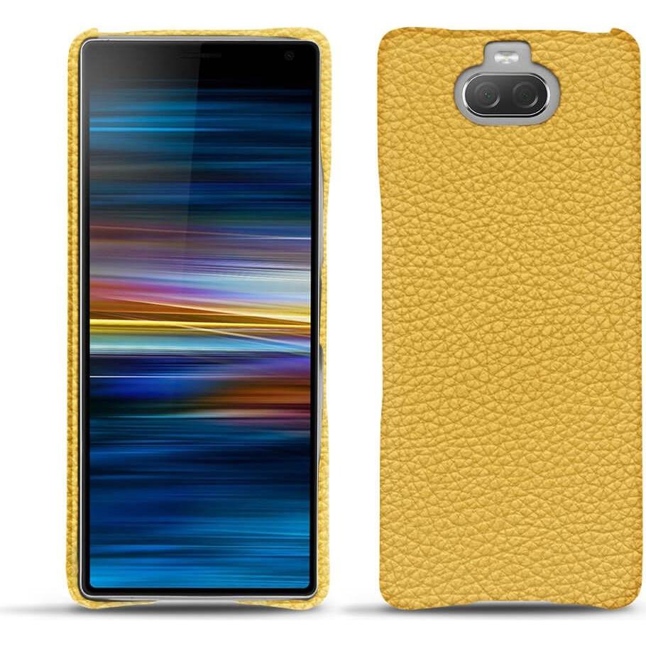Noreve Lederschutzhülle (Sony Xperia 10), Smartphone Hülle, Orange