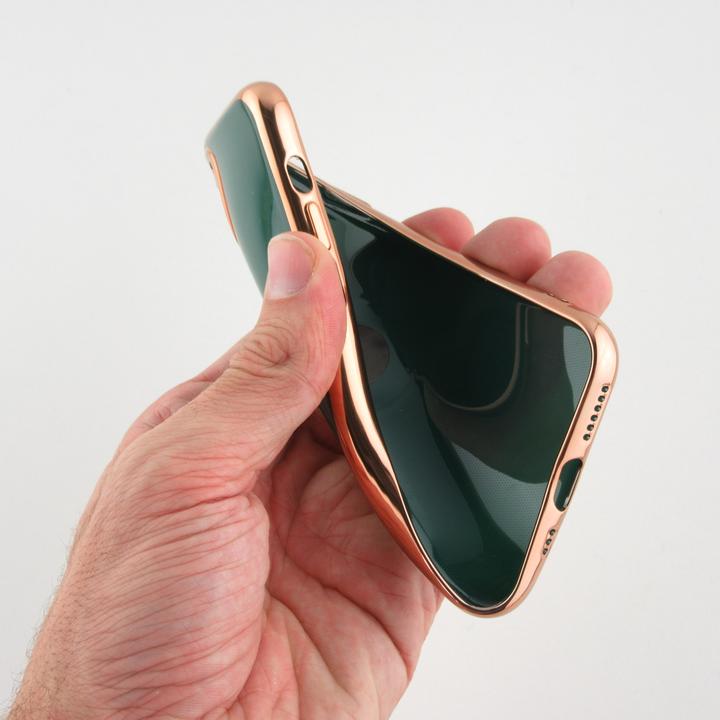 Produktbild PhoneLook Hülle Gummi Bronze mit Ring (Apple iPhone 11 Pro)