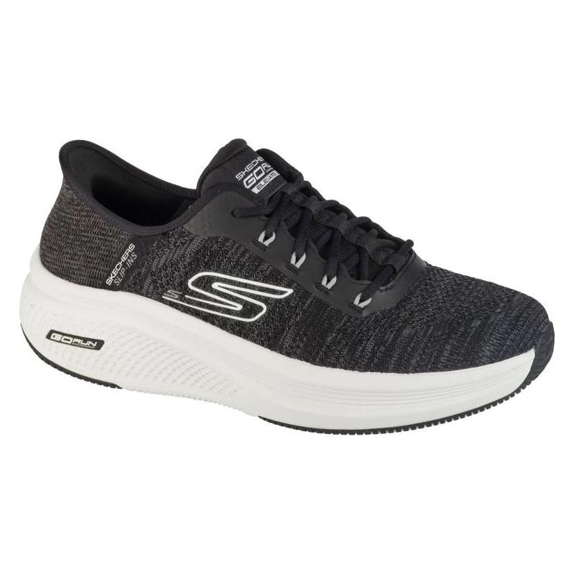 Skechers, Herren, Sneakers, Slip-Ins, Go Run Elevate 2.0 220852-Bkw, Mannen, Zwart, Hardloopschoenen, Maat, 43, 5, Schwarz, (43.5)