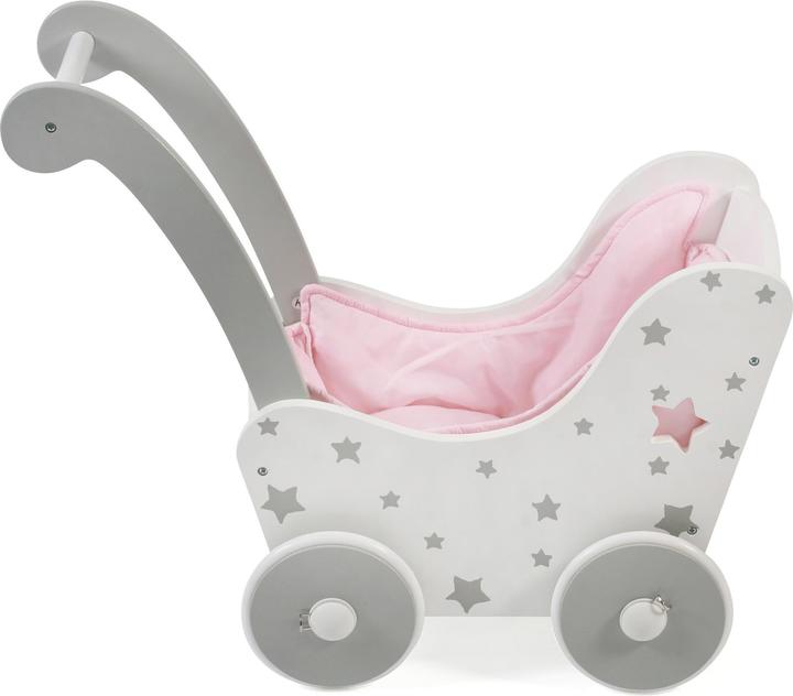 Immagine prodotto Bayer Chic 2000 Carrozzina per bambole in legno Stelle grigie
