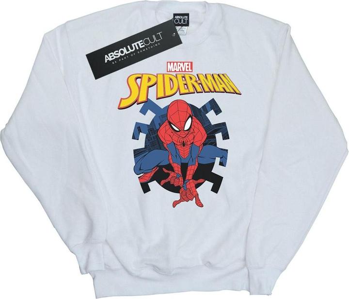 Produktbild SpiderMan Web Shooting Emblem Logo Sweatshirt (L)