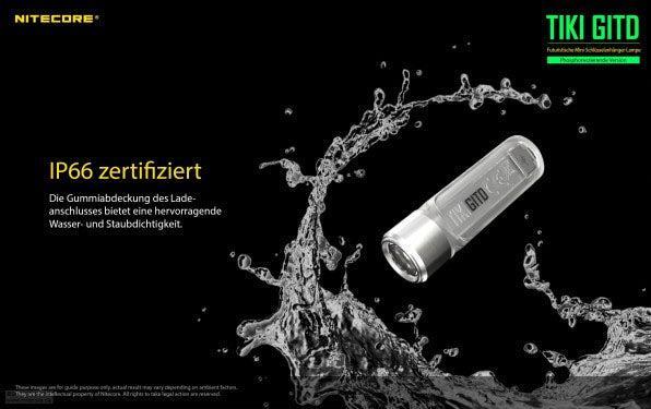Image du produit Nitecore TIKI Glow in the Dark lumineux (5.50 cm, 300 lm)