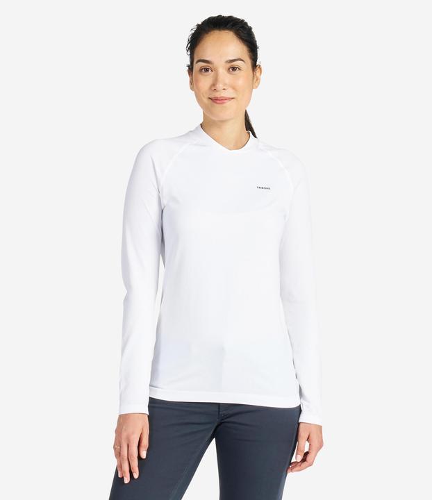 Immagine prodotto Tribord Camicia da vela a maniche lunghe da donna con protezione UV - Sailing 500 bianco (XL)