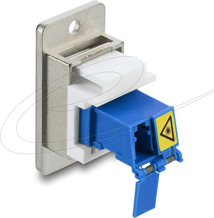 Produktbild Delock Panel Mount LC Duplex Buchse zu LC Duplex Buchse mit (Netzwerk Zubehör)