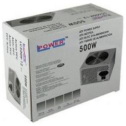 Thumbnail - LC-Power 500W 12cm Ver.2.2 akt.P FC (500 W), PC Netzteil, Grau