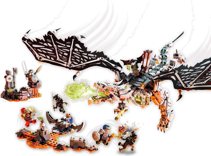 Actual product image LEGO Dragon of the Skull Mage (71721, LEGO Ninjago)