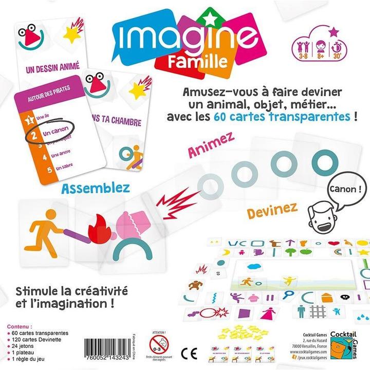 Actual product image Cocktail games Imagine Famille (French)