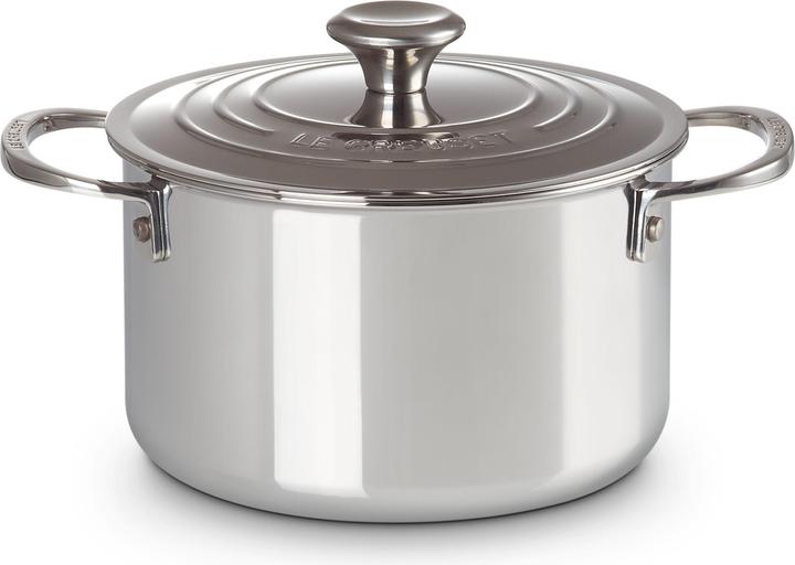 Le Creuset Plus (18 cm, Kochtopf, Edelstahl)