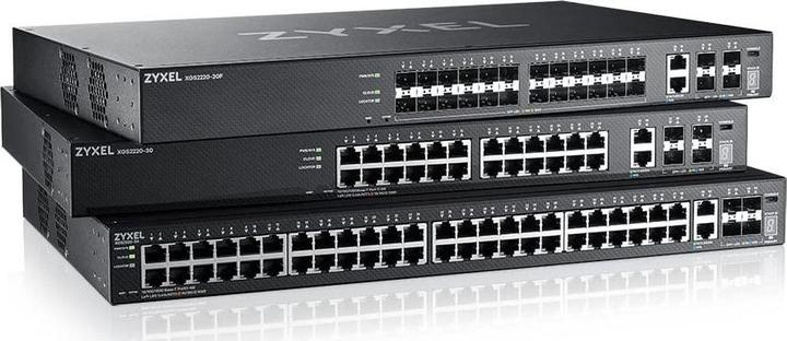 Produktbild Zyxel Layer3 Access Switch, 600W PoE, 48x1G RJ45, 2x10Multi (54 Ports)