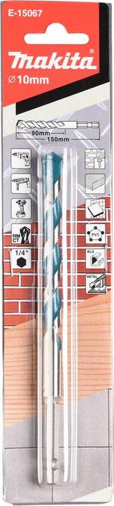 Actual product image Makita Multi drill 1/4" 10x150mm (10 millimetres)