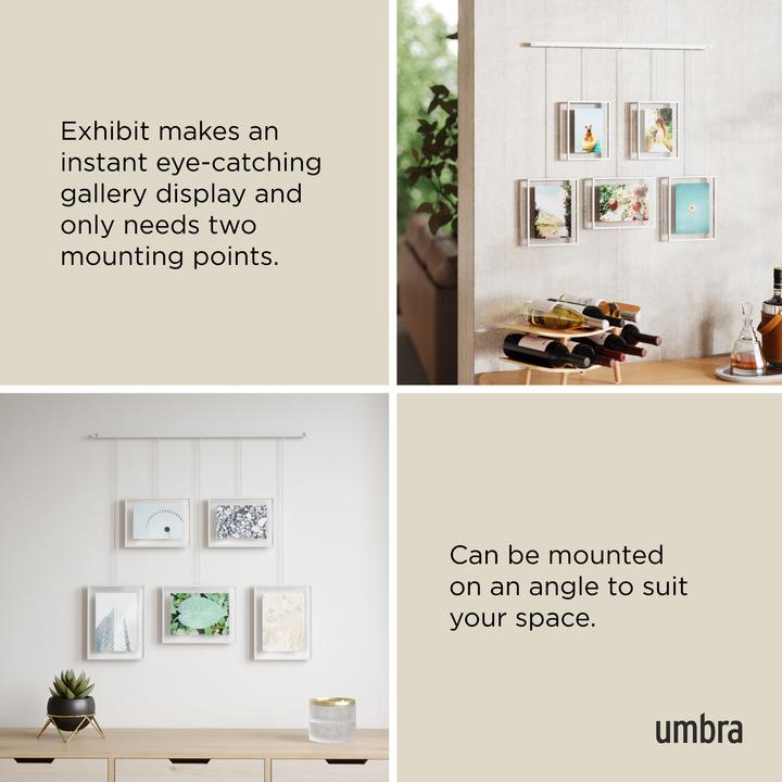 Actual product image Umbra Exhibit Picture Frame (13 x 18 cm, 10 x 15 cm, 20 x 25 cm)