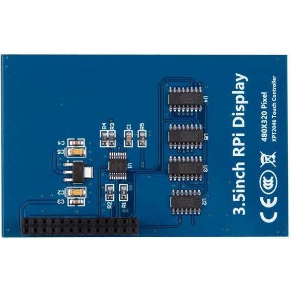 Thumbnail - Whadda 3.5" TOUCHSCREEN FÜR RASPBERRY PI - 320 x 480, Elektronikmodul