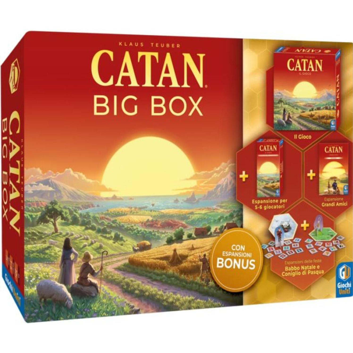 Giochi uniti Catan Relaunch: Big Box (Italiaans, 2 - 6 Spelers)