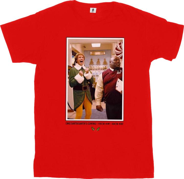 Produktbild Elf OMG Santa Photo TShirt (S)