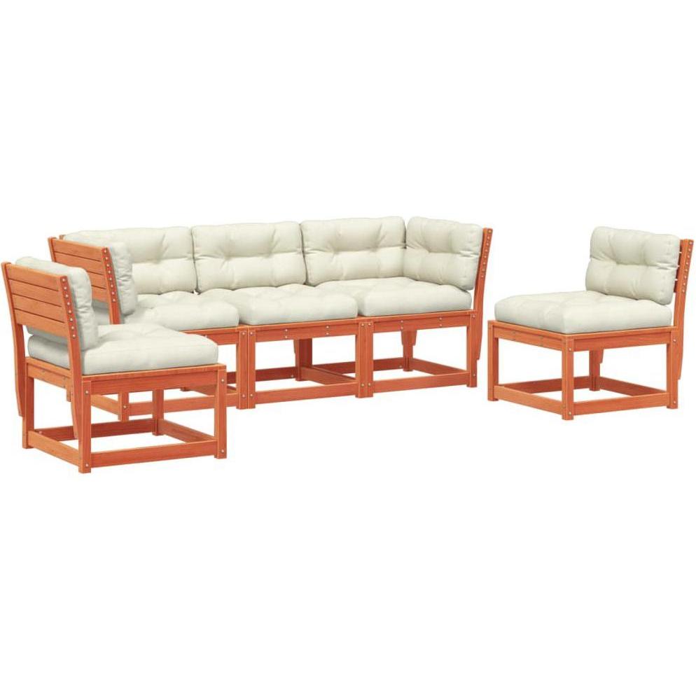 VidaXL, Gartenlounge, 10-tlg. Garten-Lounge-Set mit Kissen