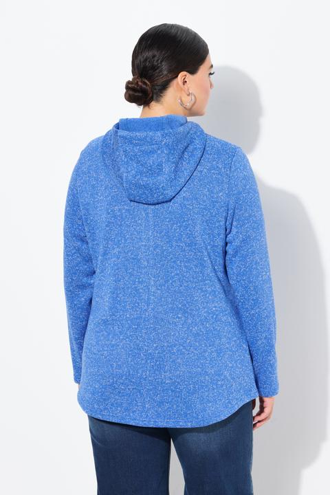 Produktbild Ulla Popken Strickfleece-Jacke, Kapuze, Reissverschlusstaschen (46, 48)