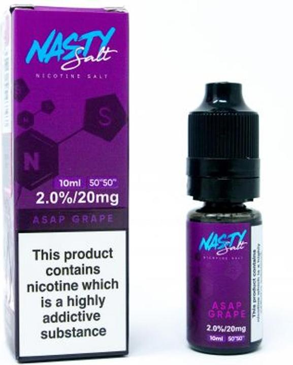 Actual product image Nasty Juice Asap Grape Salt 20mg (Bunch of grapes)