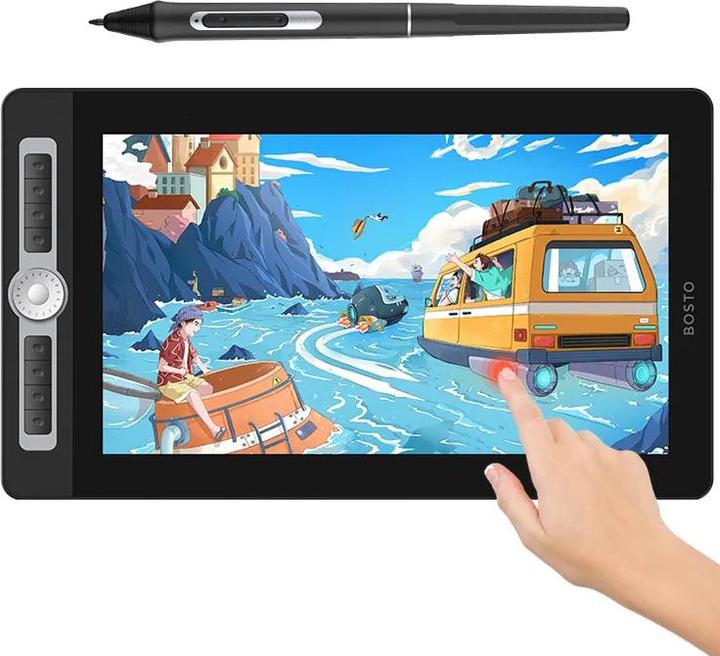 Produktbild Bosto Graphis tablet All in One Studio 16HDp (15.60", 5080 lpi)