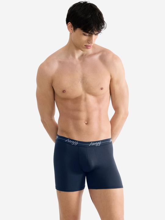 Produktbild Sloggi Langer Boxer Blue Start (One Size, 2er Pack)