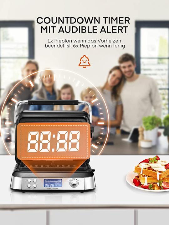 Produktbild Fohere Waffeleisen, Silber