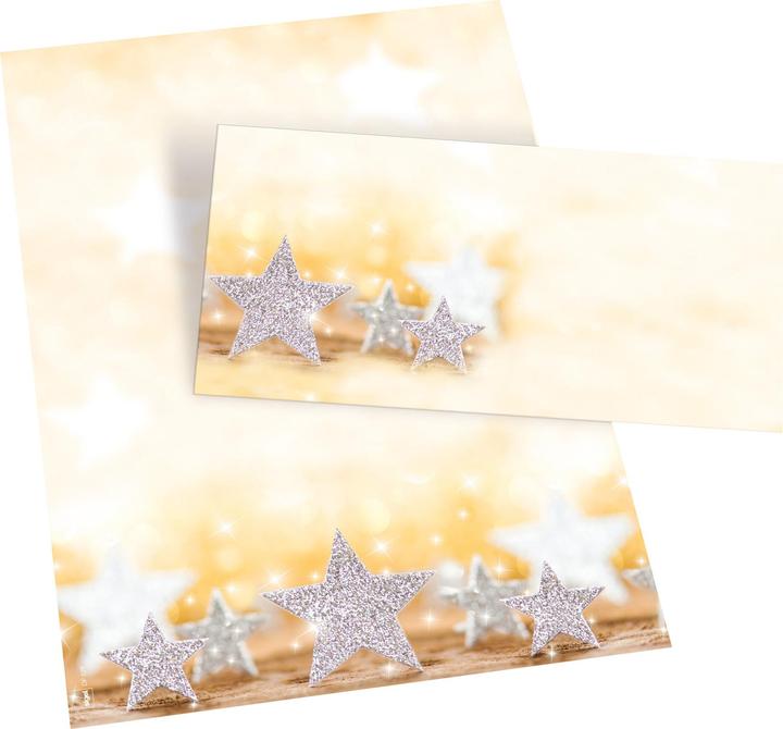 Immagine prodotto Sigel Stelle glitterate (90 g/m², 100 x, A4)