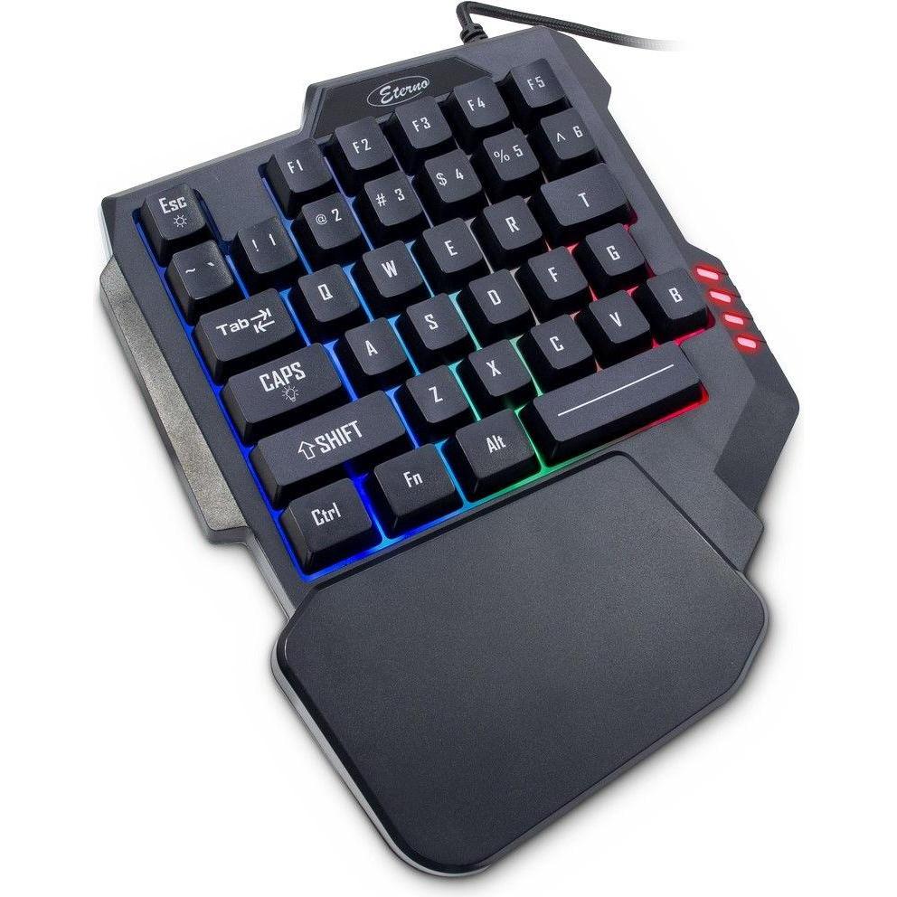Intertech KB-3035 (DE, Kabelgebunden), Tastatur, Schwarz