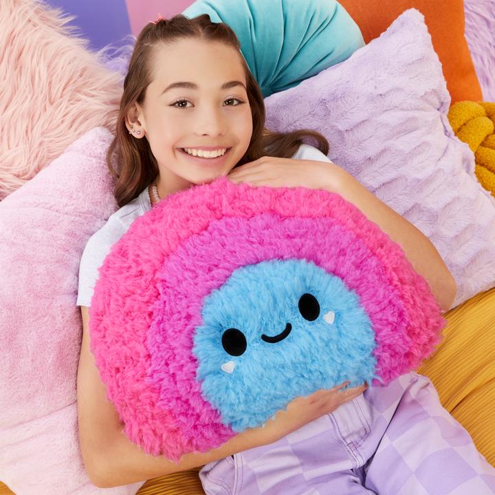 Actual product image MGA Fluffie Stuffiez Pillow Fight- Rainbow (31.75 cm)