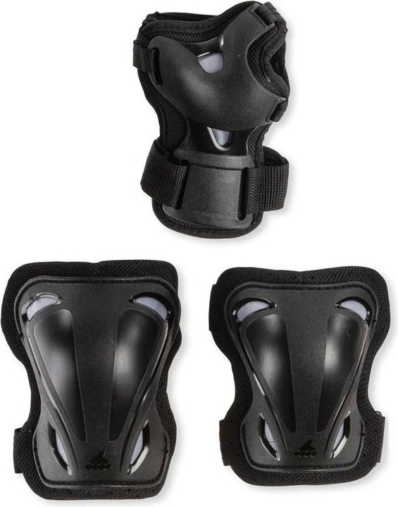 Immagine prodotto Rollerblade Skate Gear Pack (S, Protettori gomito, Protezioni per i polsi, Ginocchiera, Esemplare unico)