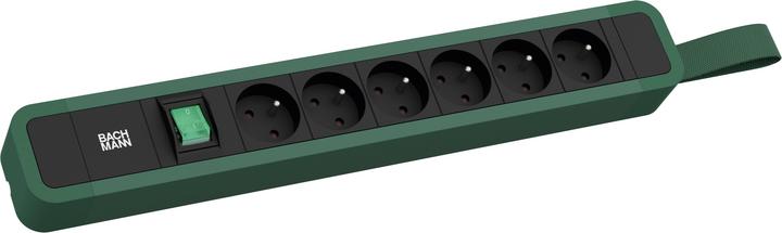 Actual product image Bachmann BACH socket strip (6x, CEE 7/3, CEE 7/5, 2 m)