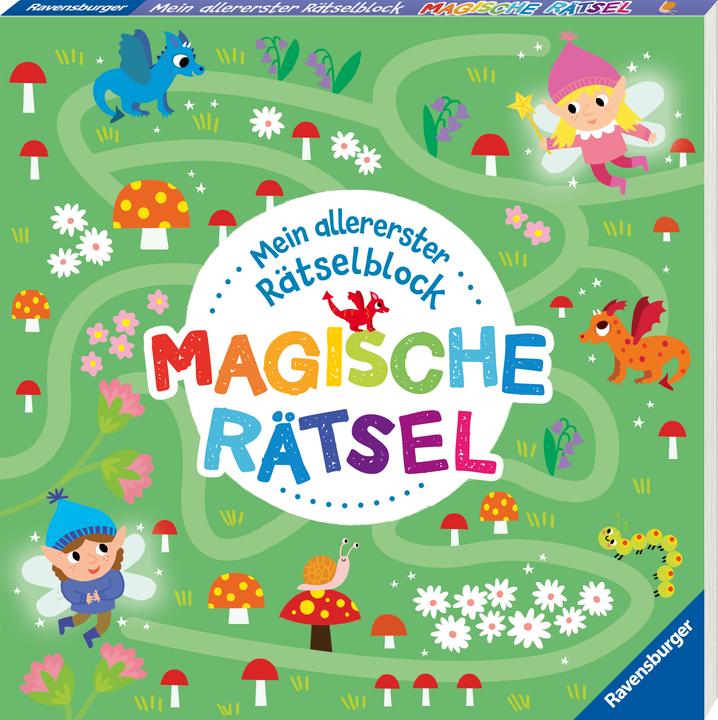 Actual product image Ravensburger Mein allererster Rätselblock: Magische Rätsel (German, Amanda Enright, Annabel Savery, Jessika Zollickhofer, Kasia Dudziuk, Lisa Ragan, Lutz Anderson, Megan Higgins, Rina Gregor, Sarah Fountain, Villie Karabatzia, 2024)
