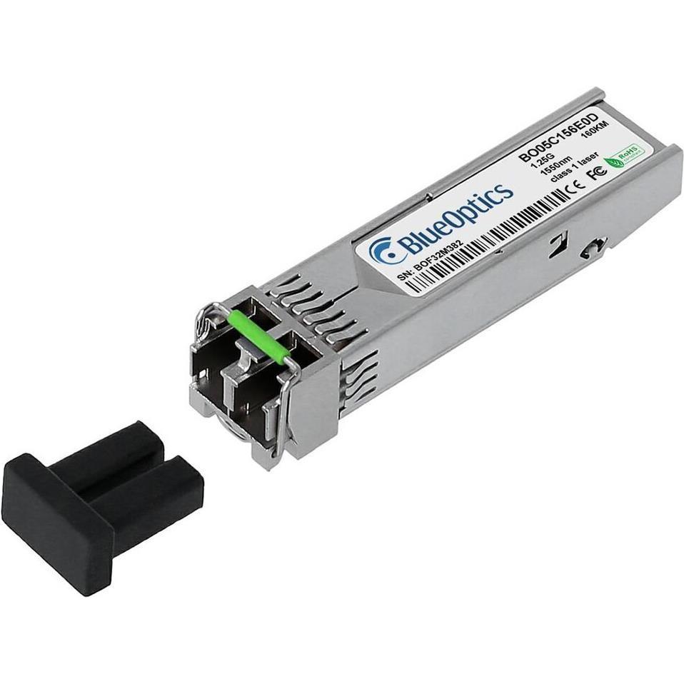 BlueOptics SFP-1G-ZX-160KM-EN-BO. SFP Transceiver-Typ: Faseroptik, Maximale Datenübertragungsrate: 1250 Mbit/s, Transcei...