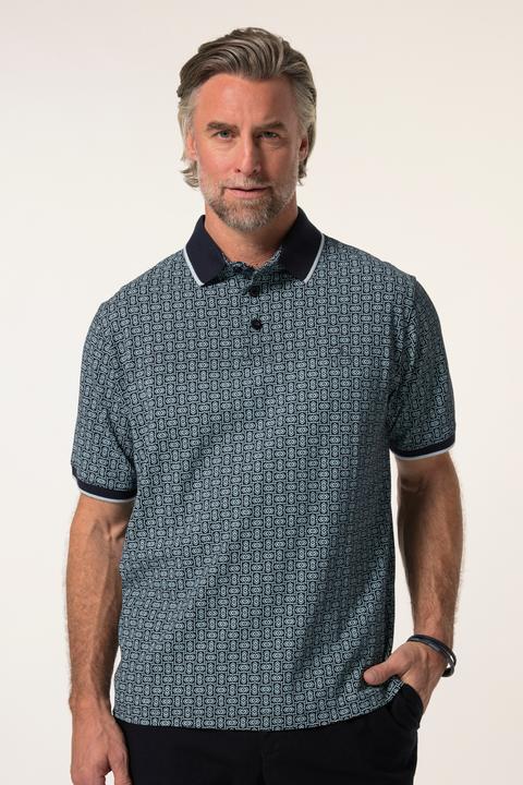Image du produit Boston Park Poloshirt, Halbarm, Alloverprint, bis 84/86 (42, 44)