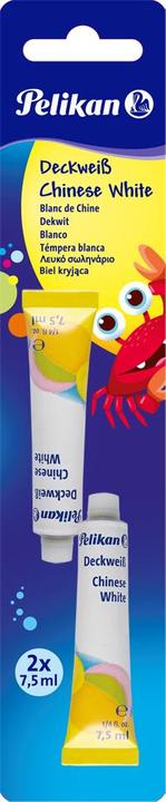 Productafbeelding Pelikan Peli Opaque? Blister 2 tubes? 7,5ml (Top wit, 7.50 ml)