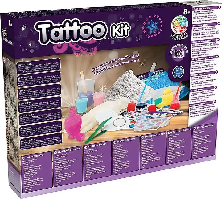 Actual product image Science4you Science you Tattoo Kit