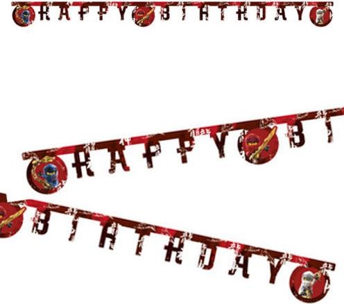 Image du produit Procos Buchstabenkette Happy Birthday Lego Ninjago