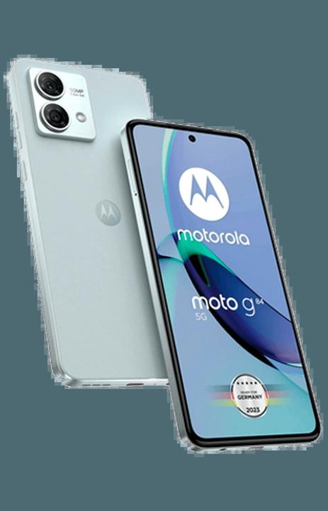 Actual product image Motorola Moto G84 (256 GB, Marshmallow Blue, 6.50", Hybrid Dual SIM, 5G)