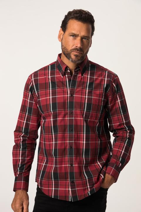 Immagine prodotto JP1880 Karohemd, Langarm, Buttondown-Kragen, Modern Fit (3XL)