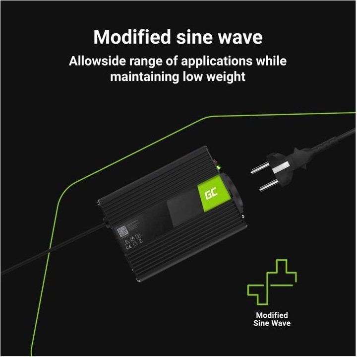 Immagine prodotto GreenCell Inverter per auto di tensione