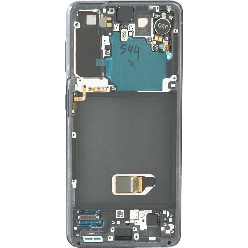Thumbnail - Samsung Display Einheit + Rahmen + Kamera G991B Galaxy S21 5G grau GH82-24544A (Display, Galaxy S21 5G), Mobilgerät Ersa...