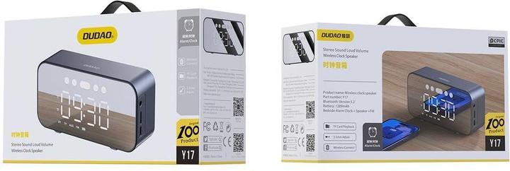 Image du produit Dudao Montre / enceinte Bluetooth Y17 - argent (6 h, Alimentation via port USB)