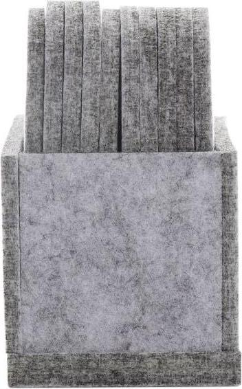 Actual product image JTI 10x felt drink coasters (1x)