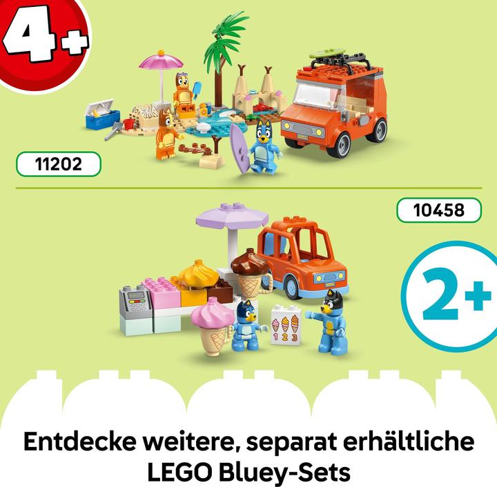 Image du produit LEGO La maison familiale de Bluey avec jeu de mémoire (10459)