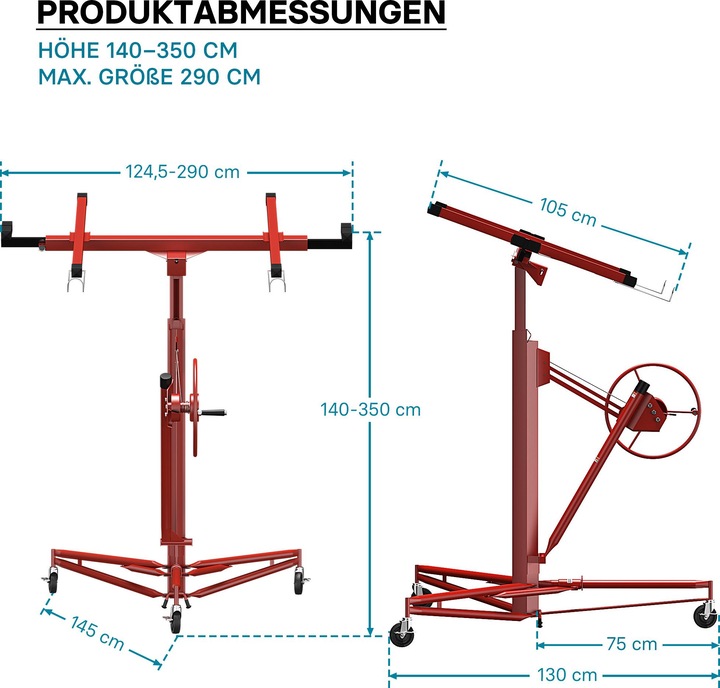 Produktbild Wiltec Plattenheber