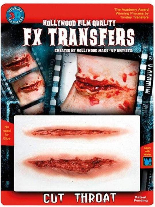 Metamorph Kehlenschnitt - 3D Tattoo